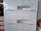 New 5 Door Wall Top White Melamine Pantry Cupboard