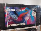 New 50" Abans Smart 4K UHD Android LED Frameless TV