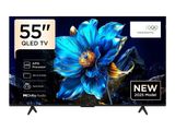 New 55" Evvoli (Italian) QLED Smart Android 15.0 4K UHD TV Frameless