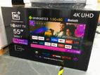 New 55" MI+ (Japan) Smart Android 13.0 4K UHD TV Frameless