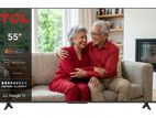 New 55'' TCL 4K UHD Google Android TV - TCL55P6K