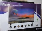 New 55inch ABANS Smart Android 4K UHD LED TV