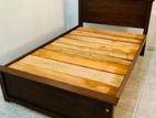 New 6-4 ft Teak Box Double Bed