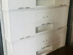 New 6 Door White Melamine Pantry Cupboard Set