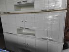 New 6 Ft Wall Top White Melamine Pantry Cupboard