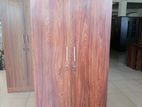 New 6 X2.5 Size 2 Door Cupboard Melamine Wardrobe HC