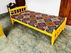 New 6*3 Ft Actonia Single Bed with Mattresses 72*36