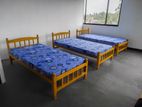 New 6*3 ft Single Bed And DL Mattresses .
