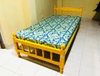 New 6*3 Ft Single Bed with Mattresses