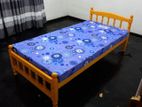 New 6*3 Ft Wooden Bed with Mattresses