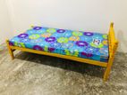 New 6*3 Ft wooden single bed and mattresses .