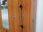 New 6*4 Ft 2 D Cloth Steel Cupboard with Mirror