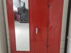 New 6*4 Ft 2D Steel cupboard with mirror .