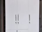 New 6*4 ft 3 Door white Melamine Wardrobes .