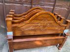 New 6*4 ft 72"*48" Teak Double Bed .