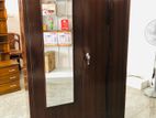 New 6*4 ft brown colour Steel Cupboard With Mirror .