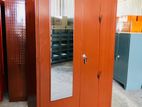 New 6*4 Ft Brown Steel Cupboard With Mirror