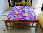 New 6*4 Ft Double Bed And DL Mattresses