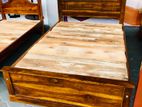 New 6*4 Ft Teak Box Double Bed