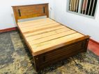 New 6*4 Ft Teak Box Double Bed