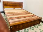 New 6*5 (72*60) Teak Triple Queen Box Bed