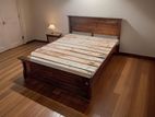 New 6*5 (72*60) Teak Triple Queen Box Bed