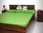 New 6*5 (72*60) Teak Triple Queen Box Bed