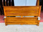 New 6*5 (72*60) Teak Triple Queen Box Bed