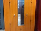 New 6*5 Ft 3 Door Steel Cupboard with Mirror