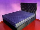 New 6*5 Ft 72*60 Black luxury cushion devin Bed And Spring Mattresses .