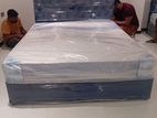 New 6*5 ft 72*60 Cushion devin Bed And Arpico Spring Mattresses .