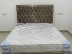 New 6*5 ft 72"*60" Cushion Divan Bed And Spring Mattresses