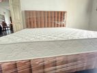 New 6*5 ft 72*60 Cushion Divan Bed with Arpico Spring Mattresses