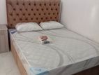 New 6*5 ft 72*60 Queen Cushion Divan Bed And Spring Mattresses .