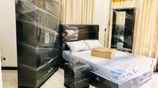 New 6*5 Ft 72"*60" Queen Luxury Cushion Divan Bedroom Full Set