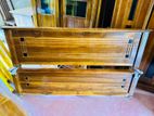 New 6*5 Ft 72*60 Teak Box Bed