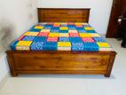 New 6*5 ft 72"*60" Teak Queen Box Bed .