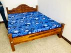 New 6*5 Ft 72*60 Teak Triple Queen Arch Bed and Dl Mattresses