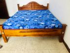 New 6*5 Ft 72*60 Teak Triple Queen Arch Bed with Dl Mattresses