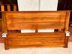 New 6*5 ft 72*60 Teak Triple Queen Box Bed