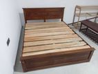 New 6*5 ft 72*60 Teak Triple Queen Box Bed .