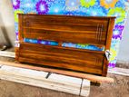 New 6*5 Ft 72*60 Teak Triple Queen Box Bed with DL Mattresses