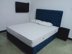 New 6*5 Ft Cushion Divan Bed And Spring Mattresses .