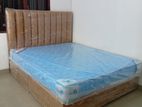 New 6*5 ft Cushion Divan Bed And Spring Mattresses .