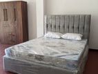 New 6*5 ft Queen Ceylon Cushion Divan Bed with Spring Mattress