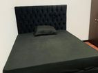 New 6*5 Ft Queen Cushion Divan Bed with Spring Mattresses