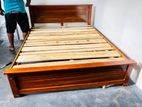 New 6*5 ft Teak Triple Queen Box Bed 72"*60".