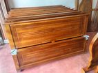 New 6*5 Ft Teak Triple Queen Box Bed 72"*60"