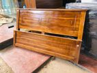New 6*5ft 72*60 Teak Triple Queen Box Bed