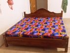 New 6*6 (72*72) Teak Arch King Size Bed and DL Mattresses